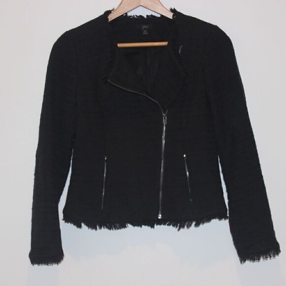 J. Crew Black  Tweed Jacket Women Size 2T - Picture 3 of 10